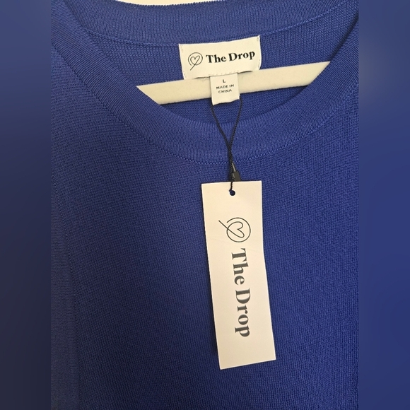 The Drop Purple/ Blue Sleeveless Knit Maxi Dress NWT | Size Large - Picture 3 of 5